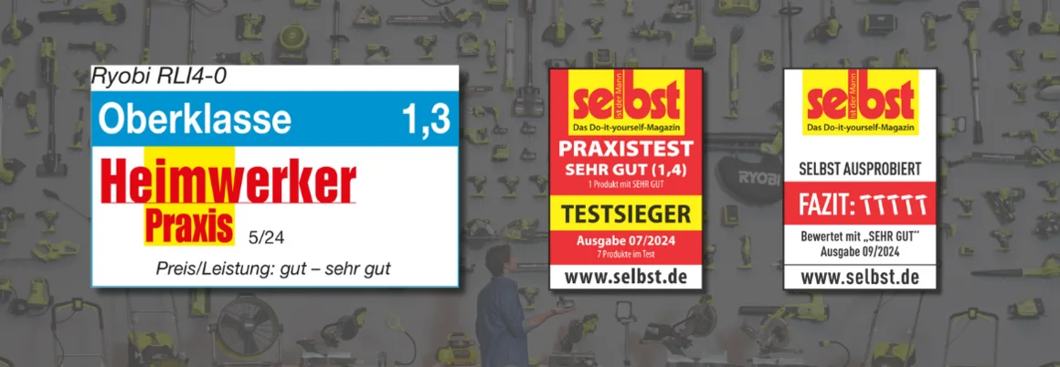 Auszeichnungen für Heimwerker-Werkzeuge